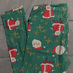 LuLaRoe TC Christmas leggings